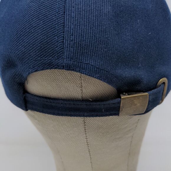 Beijing Olympics 2008 Slideback Hat Blue Adjustable Embroidered Logo - Picture 8 of 11